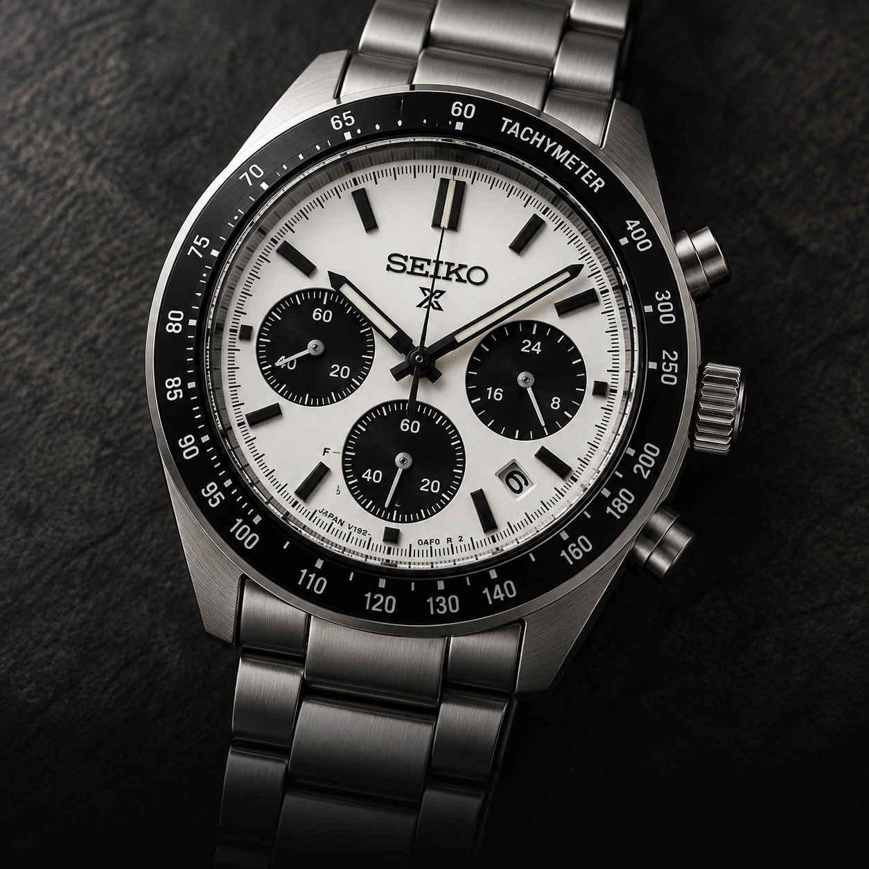Seiko Speedtimer SSC813 — editorial illustration